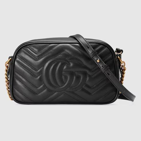 Túi Gucci GG Marmont Small Shoulder Bag Nữ Màu Đen